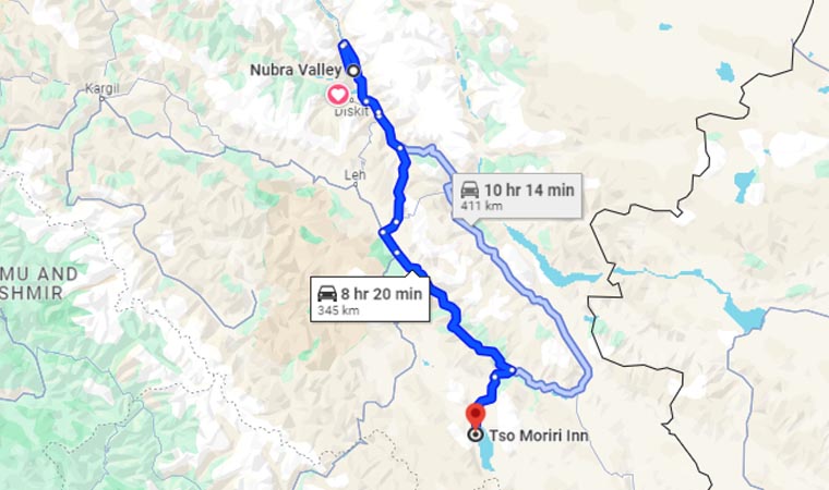 How To Reach Tsomoriri Inn From Nubra Valley